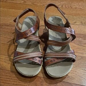 Skechers Brown Strappy Sandals